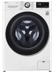 Пральна машина LG з фронтальним завантаженням F2V9GW9W, 8,5кг, 1200, A+++, Пар, глибина 47см, Дисплей, Інвертор, Білий (F2V9GW9W)