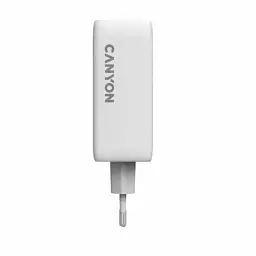 Зарядний пристрій Canyon CU100ACC GaN 100W 3xPD 1xQC EU White (CNS-CUW100ACC) - мініатюра 2