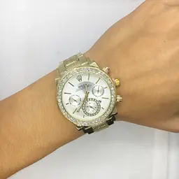 Наручний годинник жіночий Clockhouse Rolex Золотистий (IBW490YO) - мініатюра 5