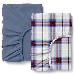 Набір простирадло на резинц фланель 80х160 ROYAL TARTAN COSAS (4822052485415)