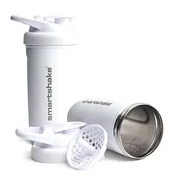 Шейкер спортивний SmartShake металевий Reforce Stainless Steel 30oz/900 мл Army White (11150203) - мініатюра 3
