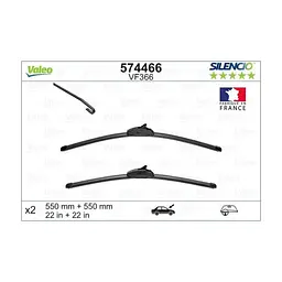 Щітка склоочисника Valeo 574466 - мініатюра 2