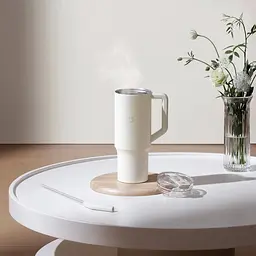 Термокухоль MiJia Straw Cup 1л White [MJXGB01RM] [115322] - мініатюра 5
