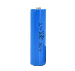 Акумулятор 18650 Li-Ion Vipow ICR-18650 TipTop 3,7 В 1500 мА·год - мініатюра 1