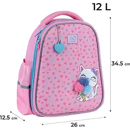 Рюкзак GoPack Education напівкаркасний 165S Fluffy Kitten (GO25-165S-2) - мініатюра 3