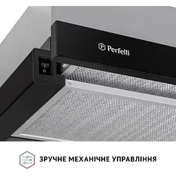 Витяжка телескопічна Perfelli TL 602 BL LED - мініатюра 4