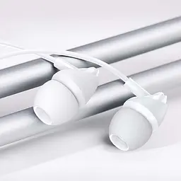 Провідні навушники Usams In-ear Plastic EP-39, 3.5mm, 1.2m, white - мініатюра 4