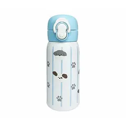 Дитячий термос-поїлка Mega Zayka MGZ-0334(Blue) блакитний, 350 мл