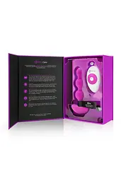 Анальна пробка з вібрацією B-Vibe Triplet 13.8 см (рожевий) - мініатюра 6