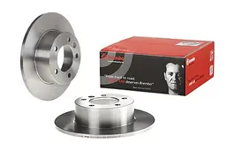 Диск гальмівний задній невентильований Nissan Nv400, Interstar 10-25р Brembo (08.B829.10) - мініатюра 2