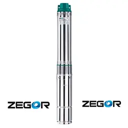 Насос глибинний відцентровий Zegor 4QJED214-0,75 кабель 45 м 30412 - мініатюра 2