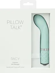 Розкішний вібратор Pillow Talk - Racy з кристалом Swarovski для точки G, подарункове паковання Колір: Бірюзовий - мініатюра 9