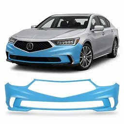 Антигравійна захисна бронеплівка за лекалами для Acura RLX I facelift 2018-2020 - передній бампер