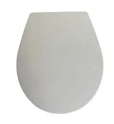 Сидіння для унітазу з мікроліфтом NKP Slim Smart 0302 Soft Close+Quick Release з термопласту біле - мініатюра 2