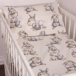 Комплект постільної білизни MirSon Бязь 20-0022 Rabbit Gray 110х140 бежевий (2200010265101) - мініатюра 4