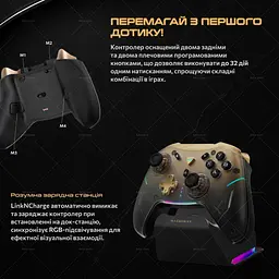 Геймпад бездротовий контролер Machenike G5 Pro для Switch, ПК, Android, IOS - мініатюра 5