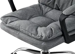 Офісне крісло GT Racer (B-471 Fabric Dark Gray) - мініатюра 4