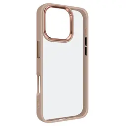 Чехол для Apple iPhone 16 Pro, UNIT2, бежевый, ударопрочный, прозрачный противоударный чехол-накладка из TPU и поликарбоната (PC), с защитными бортиками, защита всего корпуса от ударов и царапин, ArmorStandart (ARM81332)