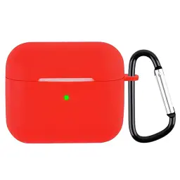 Чохол для навушників BeCover Silicon для Apple AirPods (3nd Gen) Red (707186) - мініатюра 2