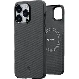 Чехол-накладка Pitaka MagEZ Case 3 Twill 600D Black/Grey для iPhone 14 Pro