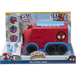 Машинка Spidey Deluxe Feature Vehicle Web Spinning Hauler Паутинный тягач (SNF0081)