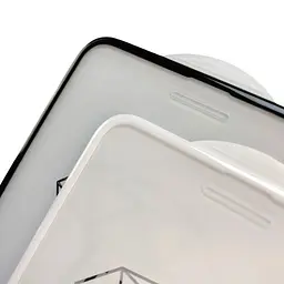 Захисне скло SUPER D iPhone XR/11 чорне із захисною протиударною крайкою