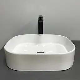 Умивальник VBI Vestone 45 white накладний VBI-017000, Білий - мініатюра 2