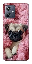 TPU чохол Demsky Мопс у ніжностях для Motorola Moto G54