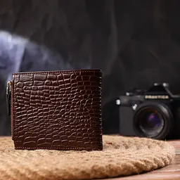 Чоловічий шкіряний гаманець Canpellini 12х9,8х1 см acs0025053 - мініатюра 7