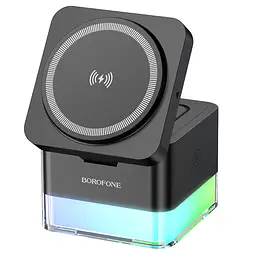 БЗП Borofone BQ34 Square 3in1 15W Black - мініатюра 4