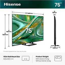 LED-телевізор Hisense 75E8S (7263498) - мініатюра 2