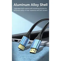 Кабель Vention HDMI-HDMI V 2.0 2 м (ALHSH) - мініатюра 4