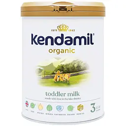 Органическая сухая молочная смесь Kendamil Organic 3 для детей 12-36 месяцев 800 г