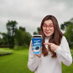 Молочний коктейль Oreo Delight Milkshake with Oreo Topping 200 мл - мініатюра 4