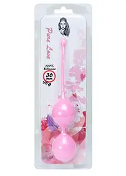 Вагінальні кульки Silicone Kegel Balls Pink 36 мм - мініатюра 3