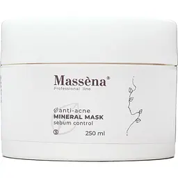 Маска для обличчя Massena Anti-Acne Mineral Mask себорегулювальна 250 мл 