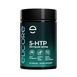 Амінокислота Elicore Labs 5-HTP 200 mg, 60 капсул для покращення сну
