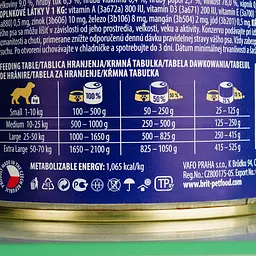 Беззерновий вологий корм для собак Brit Premium by Nature яловичина з тельбухами 800 г - мініатюра 4