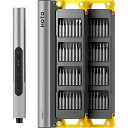 Електровикрутка з комплектом біт HOTO SNAPBLOQ Screwdriver Kit 56pcs S-A01 Black [152853] - мініатюра 1