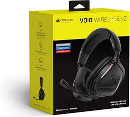 Навушники ігрові бездротові Corsair VOID WIRELESS v2 (CA-9011379) чорні - мініатюра 4