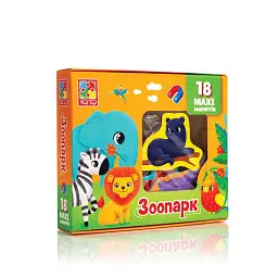 Гра настільна Набір магнітів. Зоо Vladi Toys VT3106-25 Різнокольоровий shop (4820234762736)