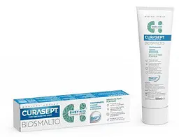 Детская зубная паста CURASEPT BIOSMALTO против кариеса, эрозии и истирания, от 6 месяцев до 6 лет, мята, 50 мл