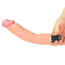 Реалістичний вібратор Lovetoy Reel Feel Flexi 23.5 см тілесний - мініатюра 3