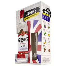 Набір: Джин Gibson's London Dry, 37,5%, 0,7 л + келих - мініатюра 2
