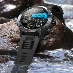 Розумний смарт-годинник Smart Watch NX8 AMOLED Full HD екран з пульсоміром і компасом Чорний - мініатюра 4