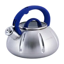 Чайник зі свистком Kamille KM-0671 3л синій - мініатюра 7