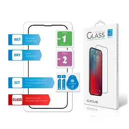 Скло захисне ACCLAB Full Glue Apple iPhone 16E Black (1283126614279) - мініатюра 7