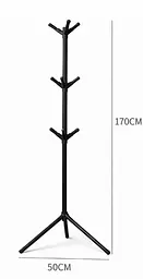 Стійка-вішалка для одягу Coat Rack Чорна - мініатюра 2
