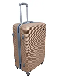 Валіза велика L ABS-пластик Milano bag 004 75,5×50×33,5см 105л Шампань - мініатюра 2