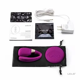 Вібратор для пар LELO Tiani 3 Deep Rose, 2 мотори, пульт ДК - мініатюра 2